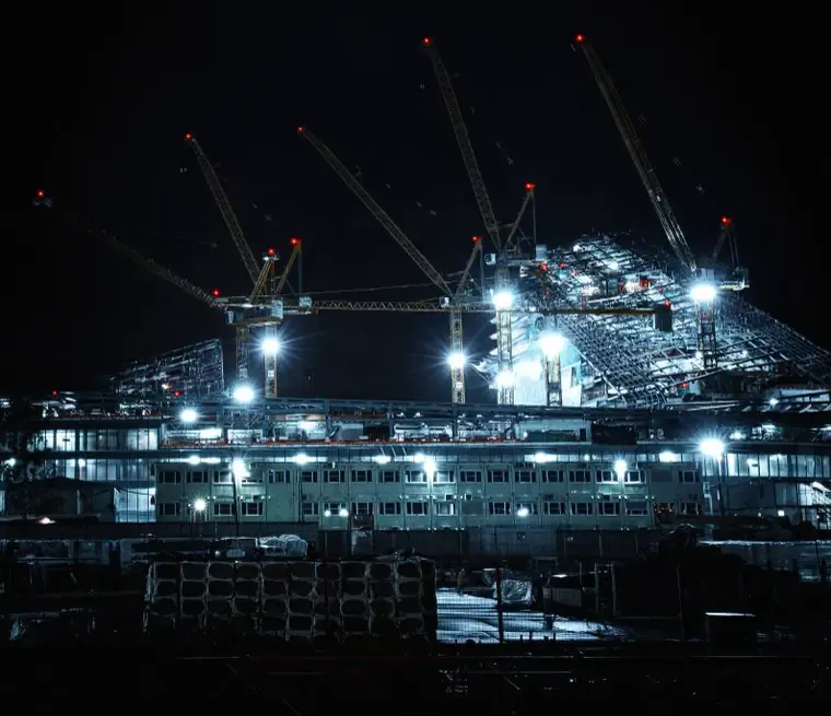 Illustrative construction sites setting