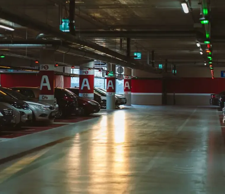 Illustrative parking lots setting
