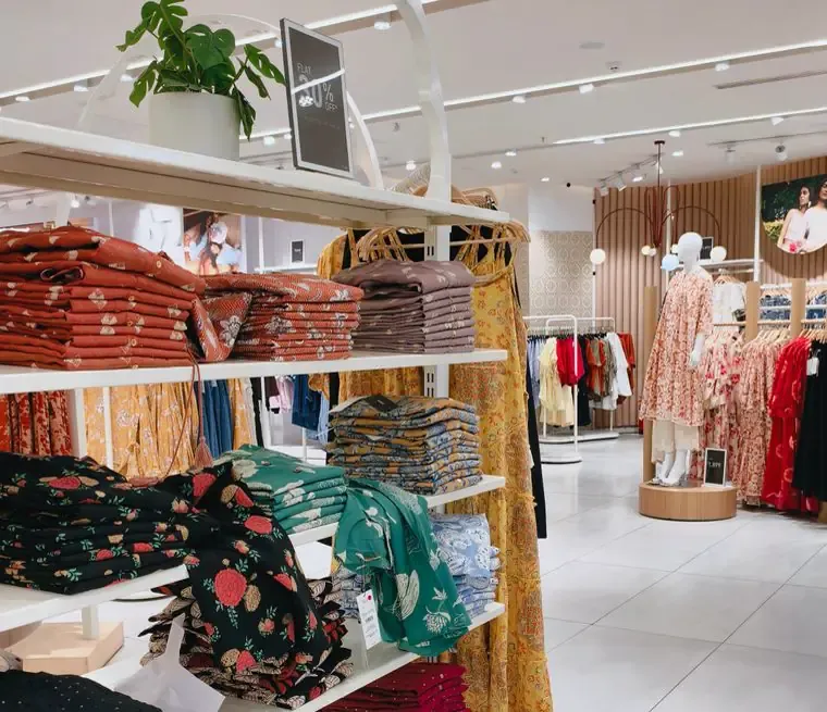 Illustrative retail stores setting