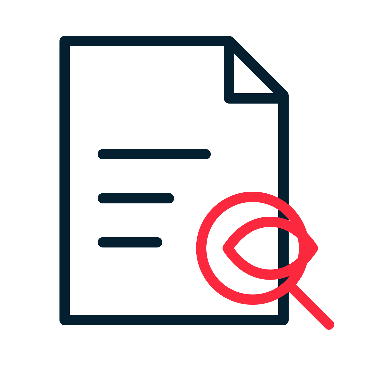 Icon representing assessment of alarm and camera coverage