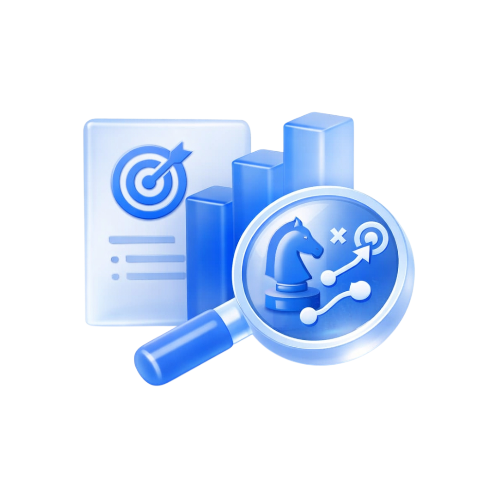 Icon representing focused site coverage priorities