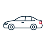 automotive dealerships icon.