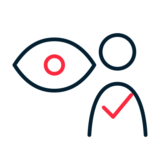 Icon representing AI Plus Human Triage