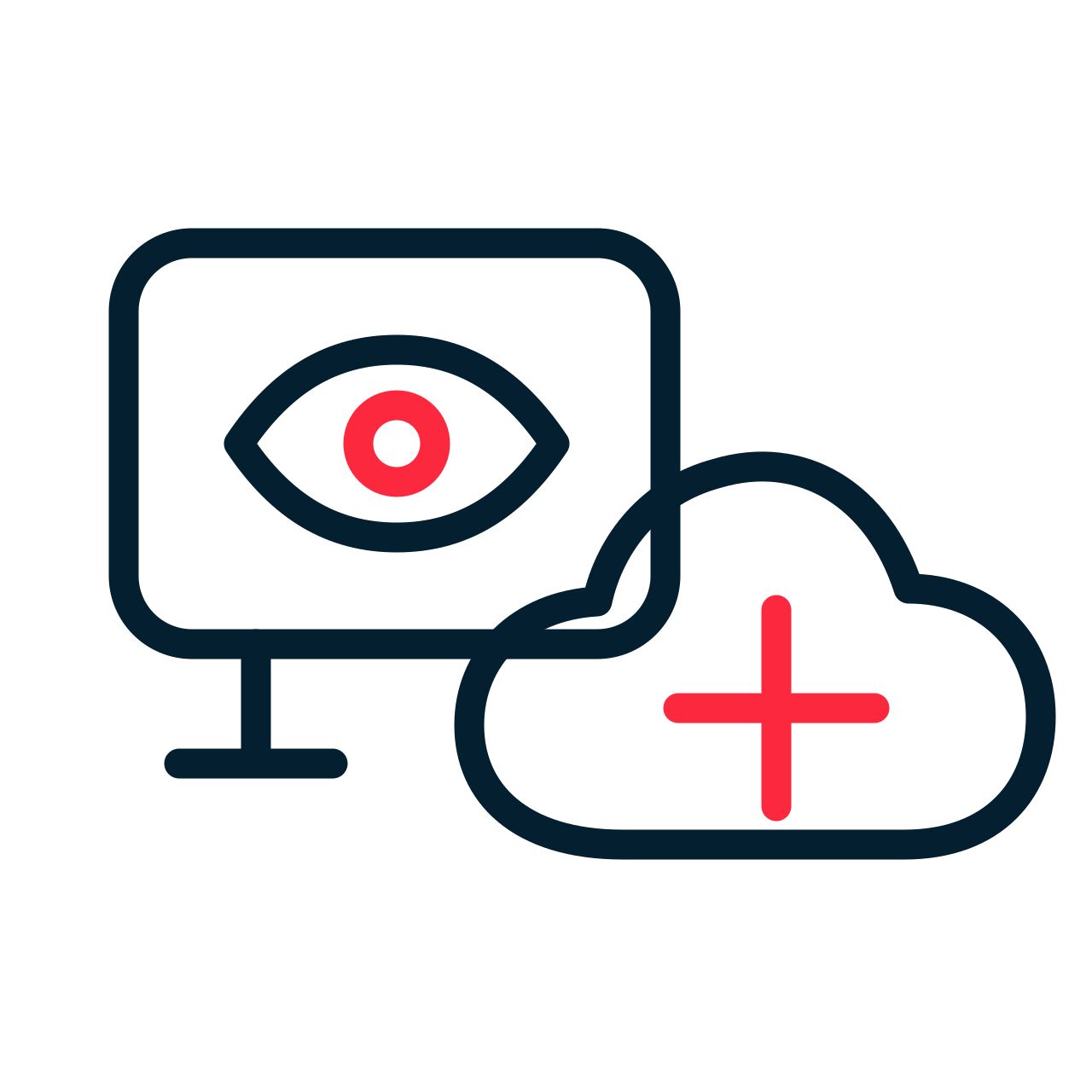 Icon representing cloud video analytics