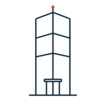 commercial buildings icon.