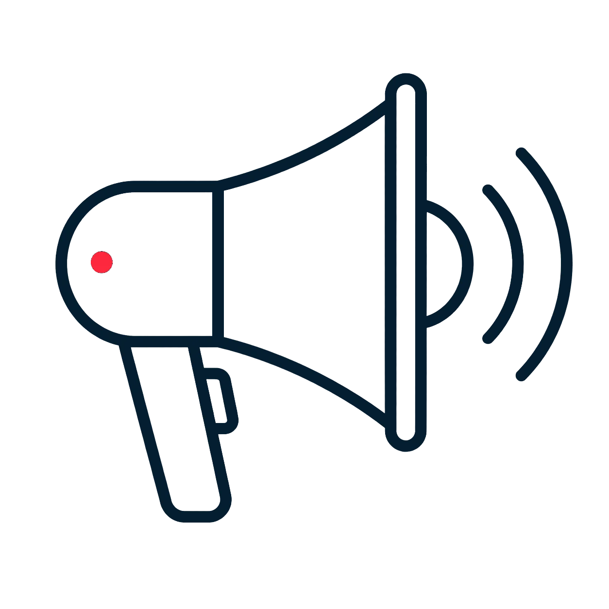 real-time audio intervention icon.
