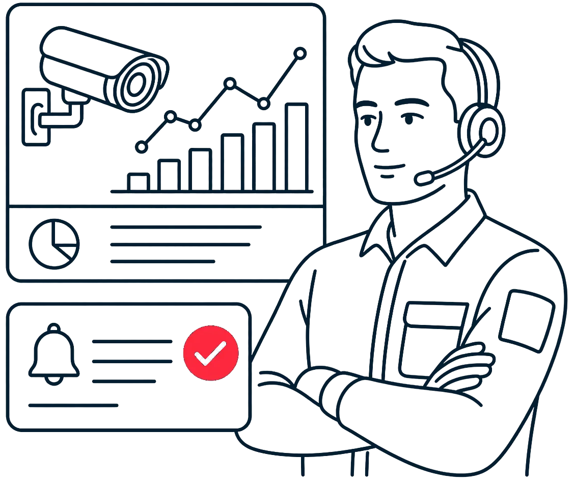 security analytics specialist at work