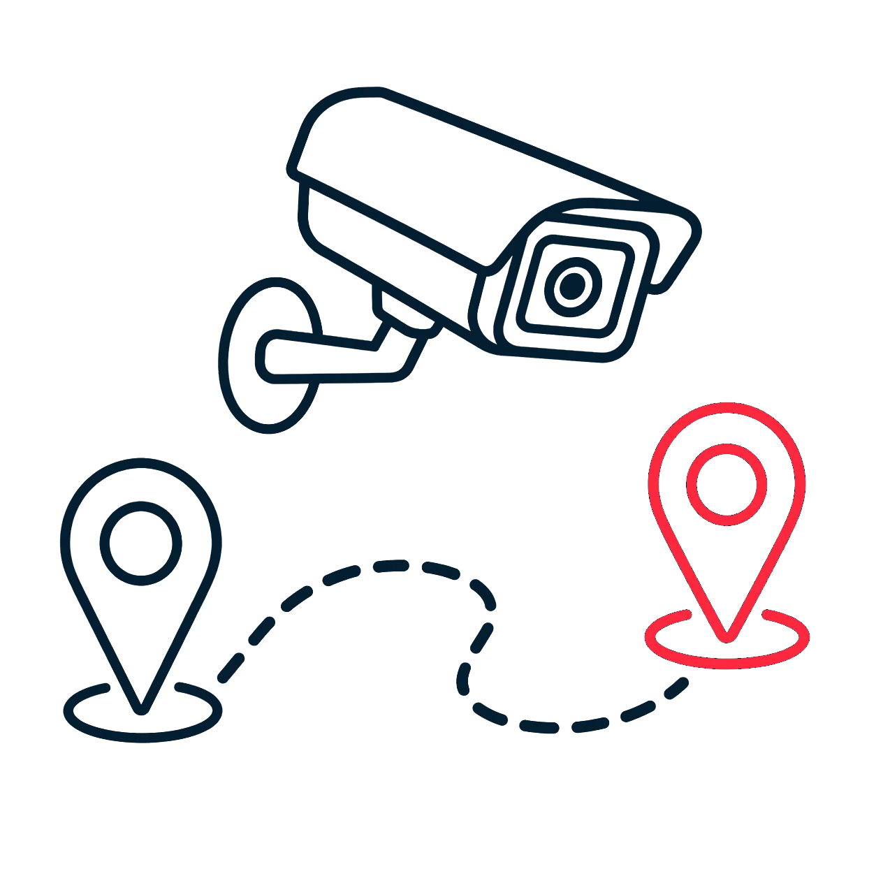 virtual camera guard tour route
