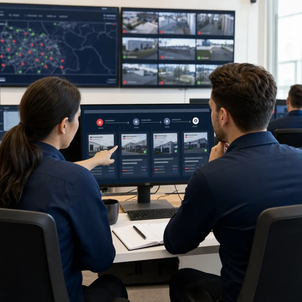 Security specialists onboarding multiple client properties in controlled phases